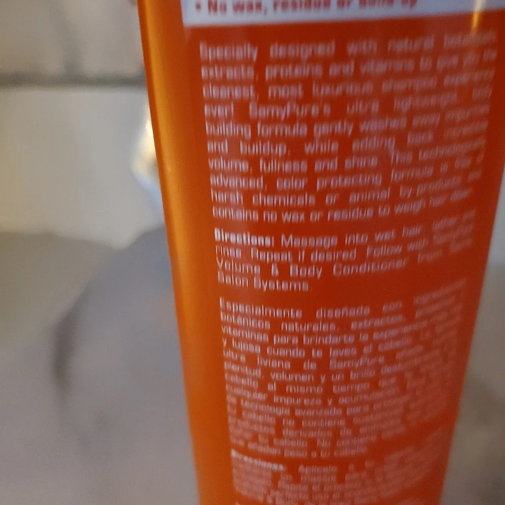 Samy Pure Volume And Body Shampoo